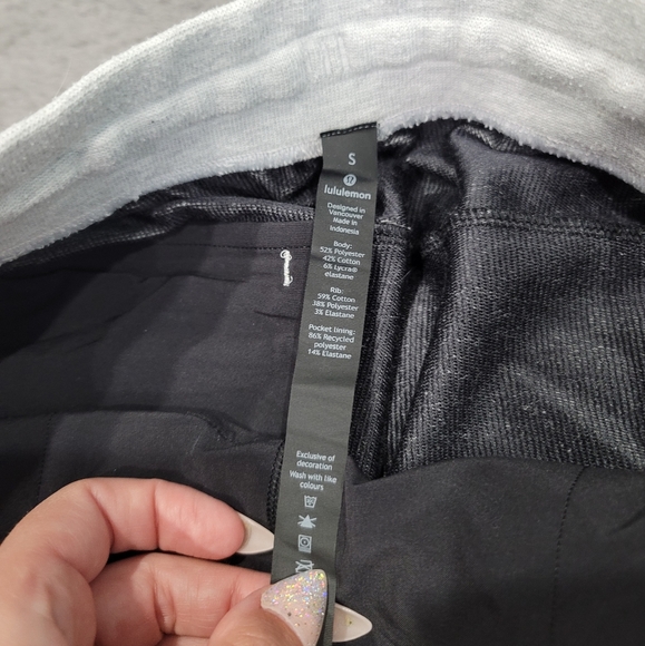 Lululemon city sweat joggers sweatpants heathered light gray men's small - Picture 12 of 12